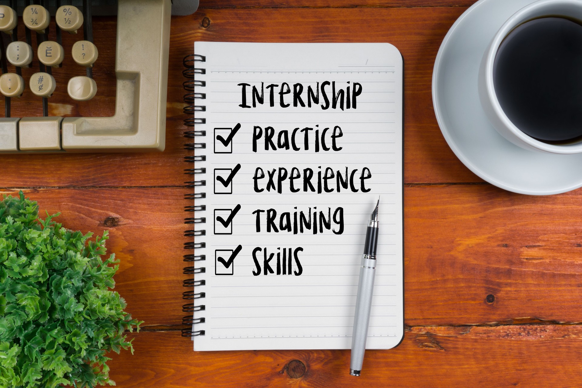 Internship - Business and Education Concept.